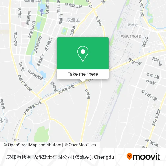 成都海博商品混凝土有限公司(双流站) map