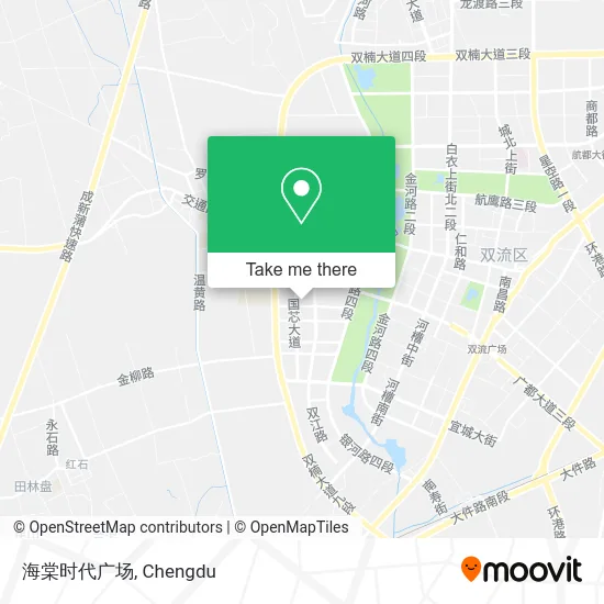 海棠时代广场 map