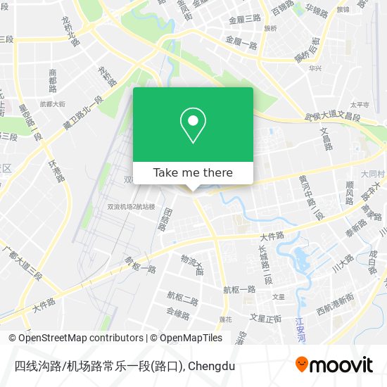 四线沟路/机场路常乐一段(路口) map