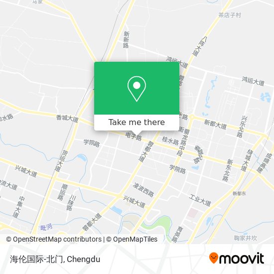 海伦国际-北门 map