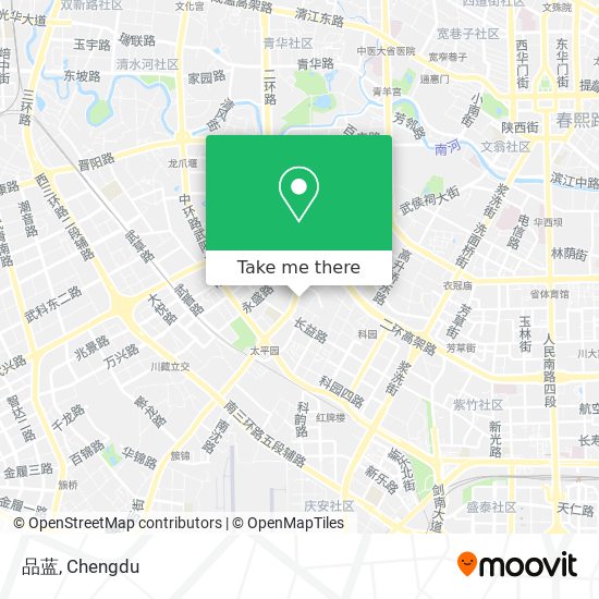 品蓝 map