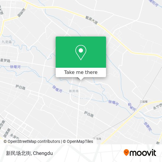 新民场北街 map