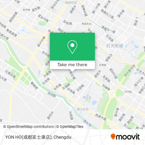 YON HO(成都富士康店) map