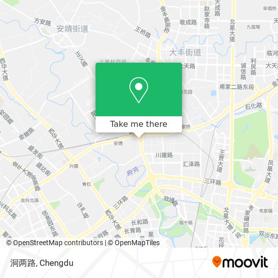 洞两路 map