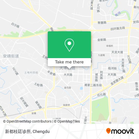 新都桂廷诊所 map