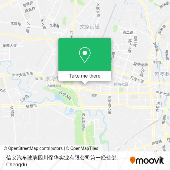 信义汽车玻璃四川保华实业有限公司第一经营部 map