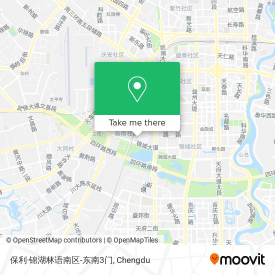 保利·锦湖林语南区-东南3门 map