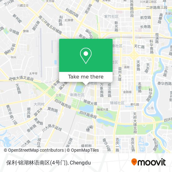 保利·锦湖林语南区(4号门) map