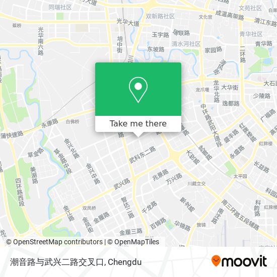 潮音路与武兴二路交叉口 map