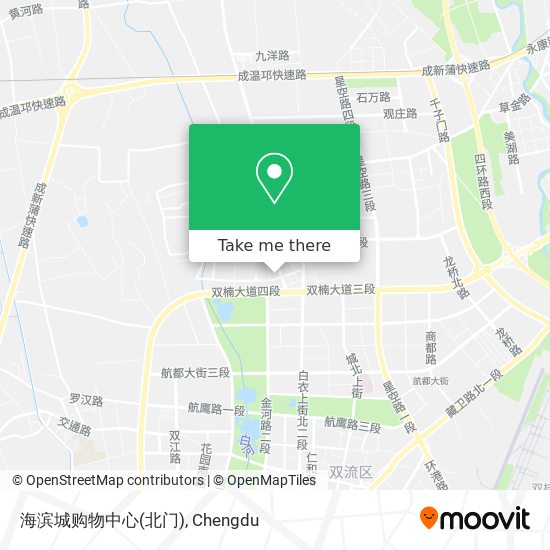 海滨城购物中心(北门) map
