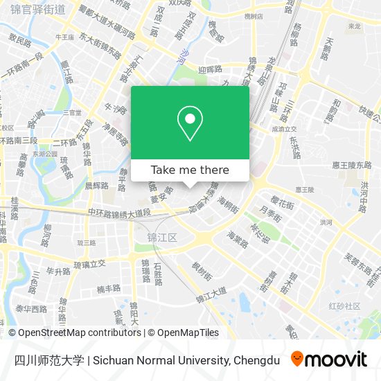 四川师范大学 | Sichuan Normal University map
