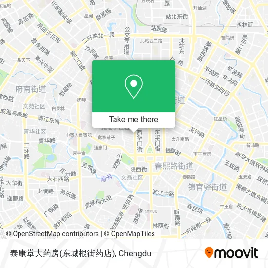 泰康堂大药房(东城根街药店) map