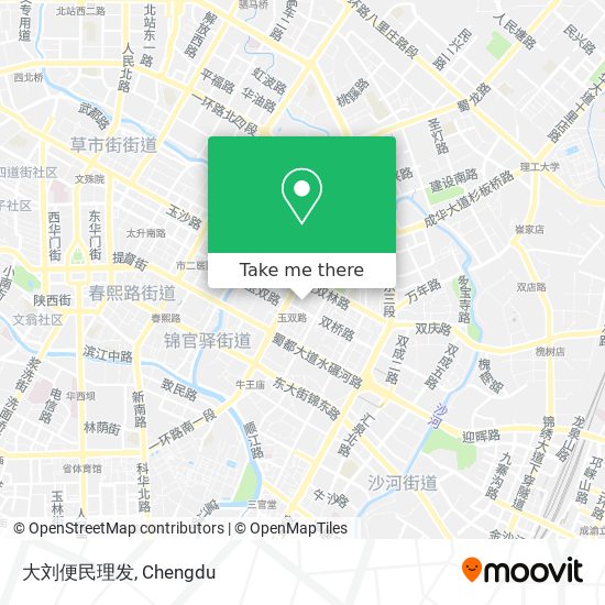 大刘便民理发 map