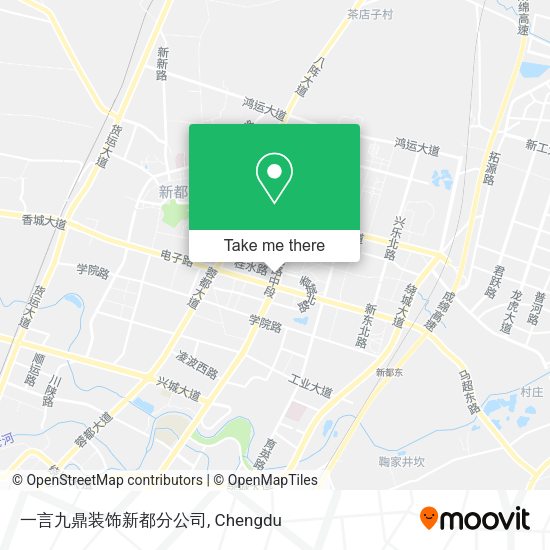 一言九鼎装饰新都分公司 map