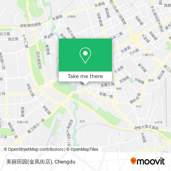 美丽田园(金凤街店) map