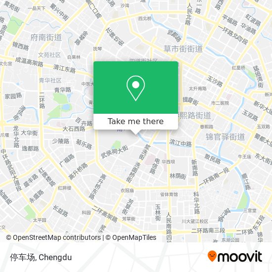 停车场 map