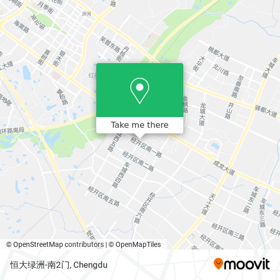 恒大绿洲-南2门 map