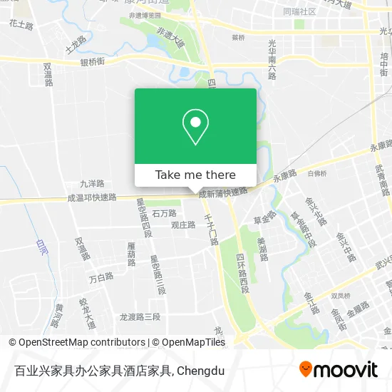 百业兴家具办公家具酒店家具 map