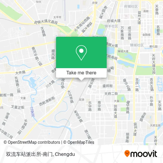 双流车站派出所-南门 map