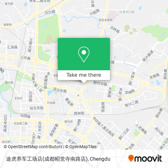 途虎养车工场店(成都昭觉寺南路店) map