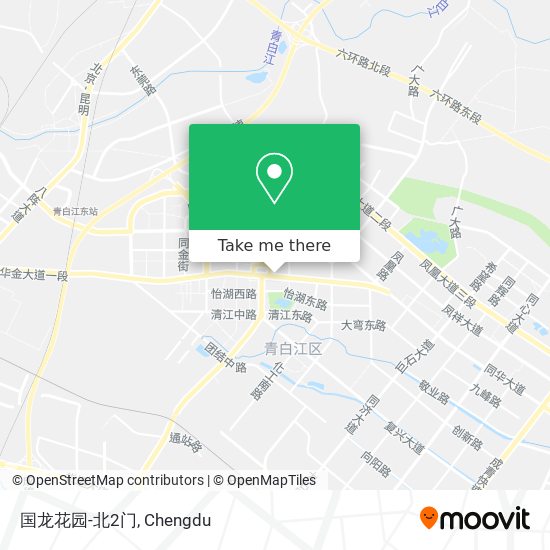 国龙花园-北2门 map