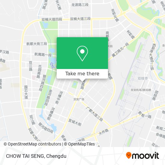 CHOW TAI SENG map