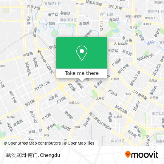 武侯庭园-南门 map