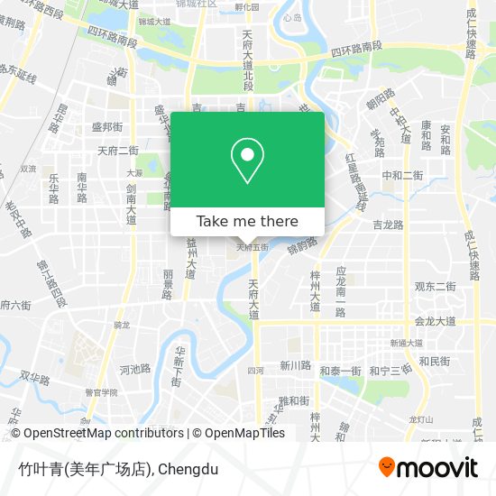 竹叶青(美年广场店) map