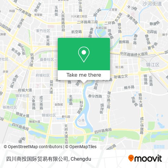 四川商投国际贸易有限公司 map