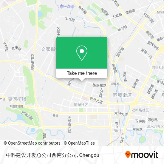 中科建设开发总公司西南分公司 map