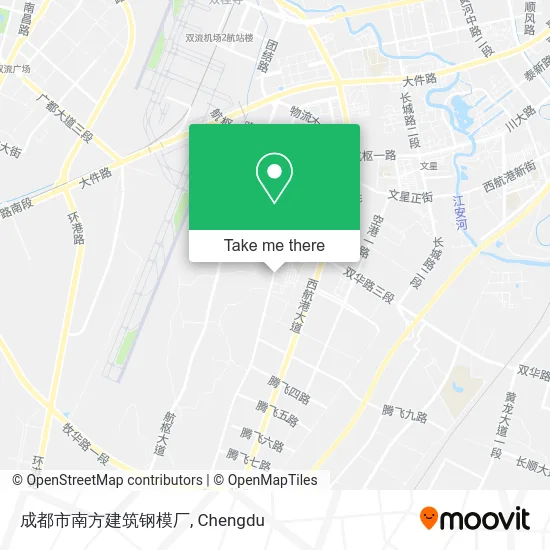 成都市南方建筑钢模厂 map