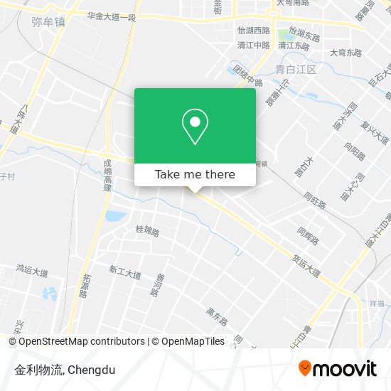 金利物流 map