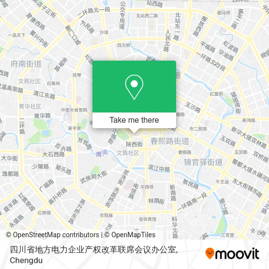 四川省地方电力企业产权改革联席会议办公室 map