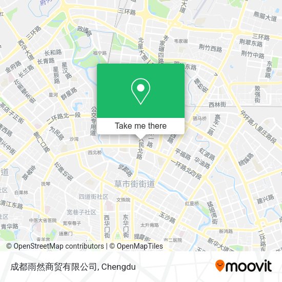 成都雨然商贸有限公司 map