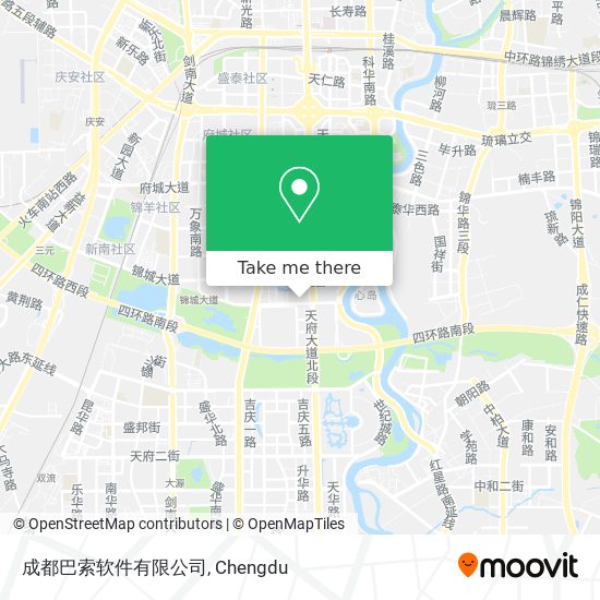 成都巴索软件有限公司 map