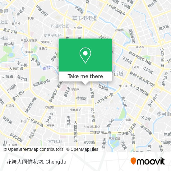花舞人间鲜花坊 map