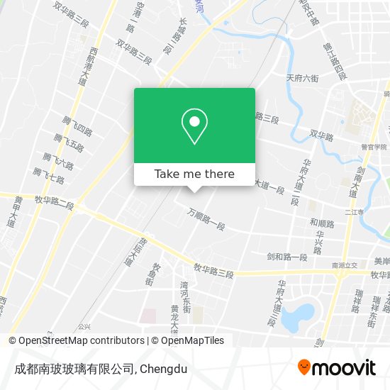 成都南玻玻璃有限公司 map