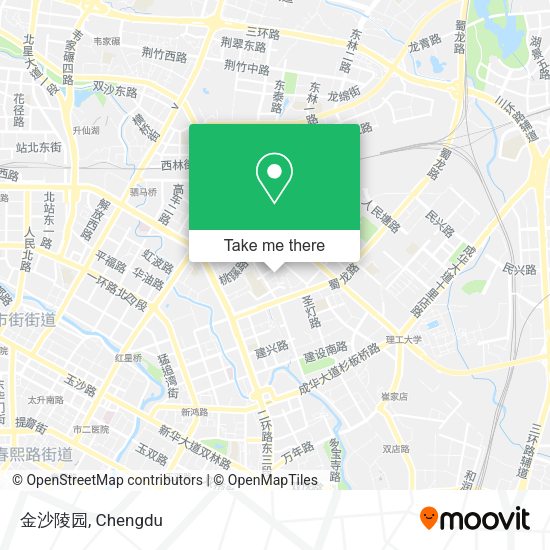 金沙陵园 map
