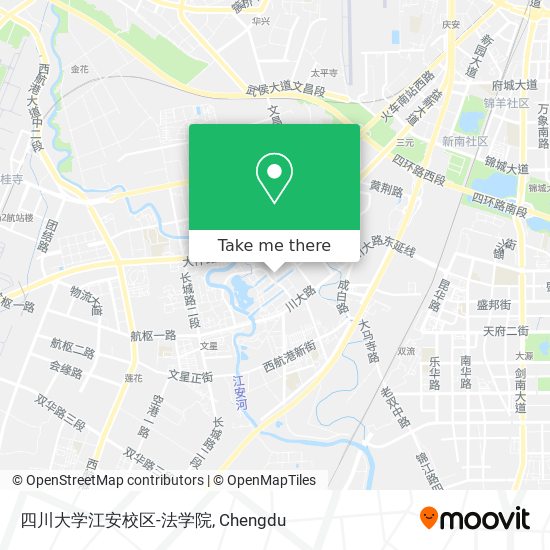 四川大学江安校区-法学院 map