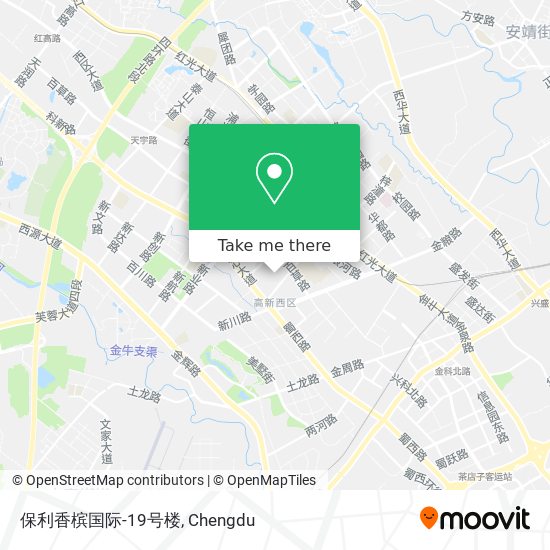 保利香槟国际-19号楼 map