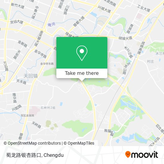 蜀龙路银杏路口 map
