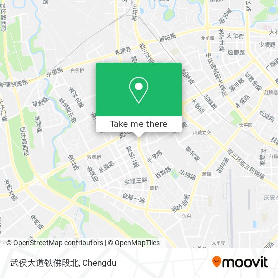 武侯大道铁佛段北 map