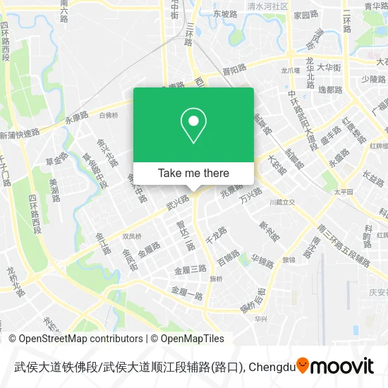 武侯大道铁佛段/武侯大道顺江段辅路(路口) map