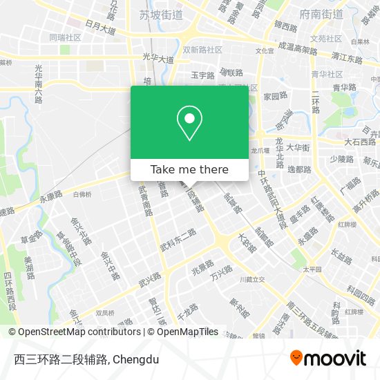 西三环路二段辅路 map