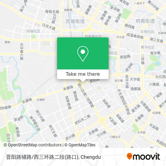 晋阳路辅路/西三环路二段(路口) map