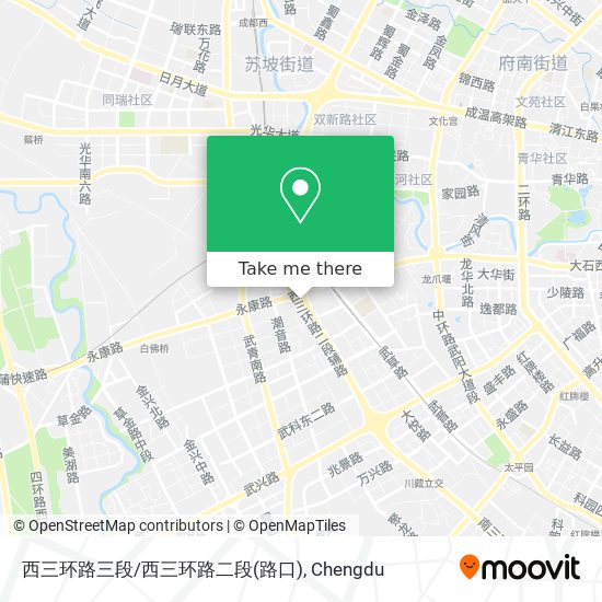 西三环路三段/西三环路二段(路口) map