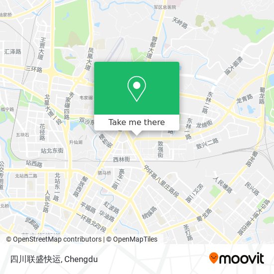四川联盛快运 map