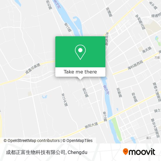 成都正富生物科技有限公司 map
