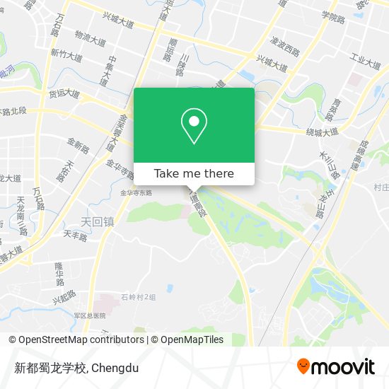 新都蜀龙学校 map