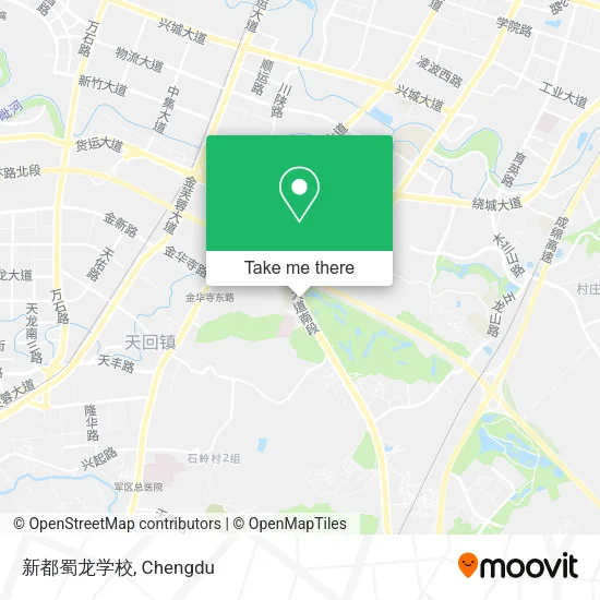 新都蜀龙学校 map